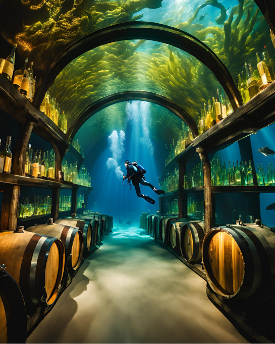 What might aged wines and data centers have in common? — What is underwater wine&nbsp;aging?